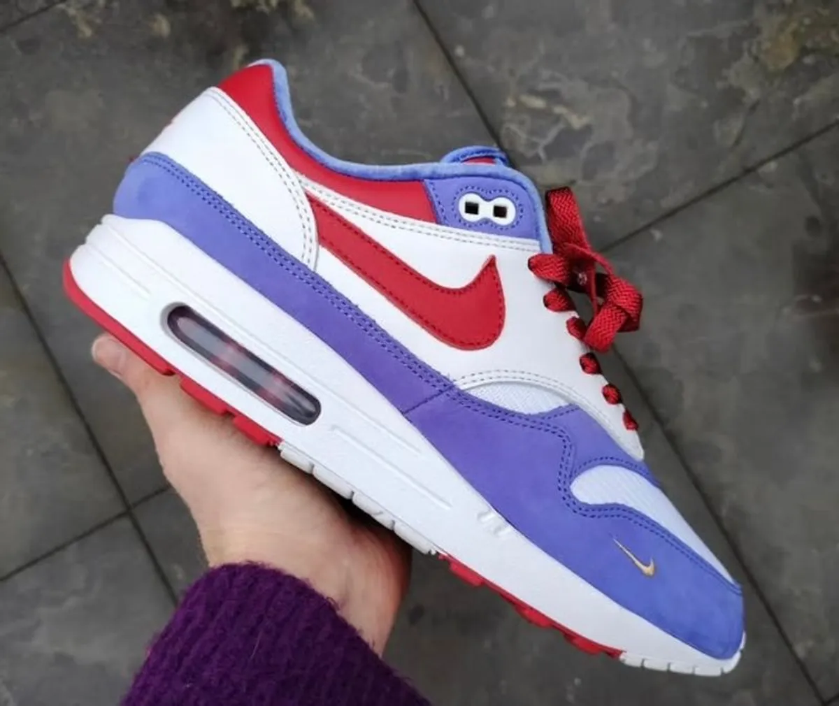 Nike Air Max 1 NBY Purple Red - Image 1