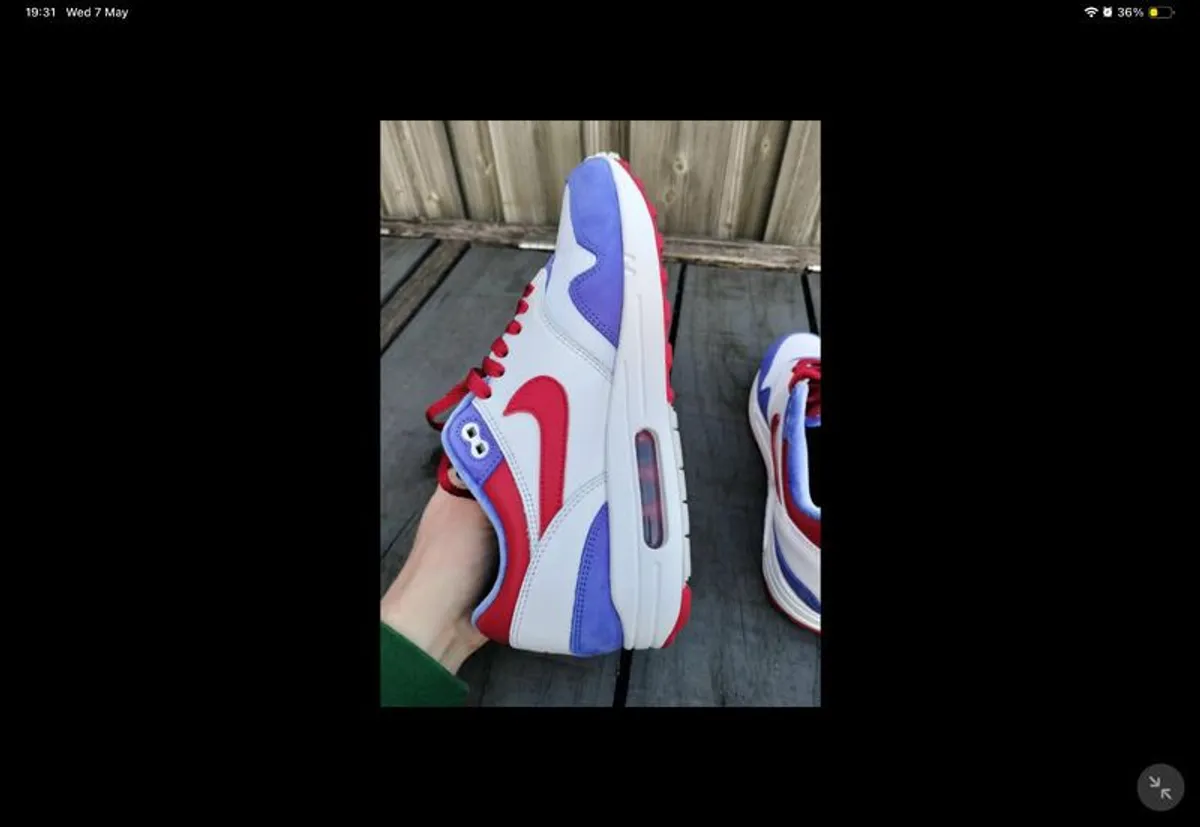 Nike Air Max 1 NBY Purple Red - Image 3