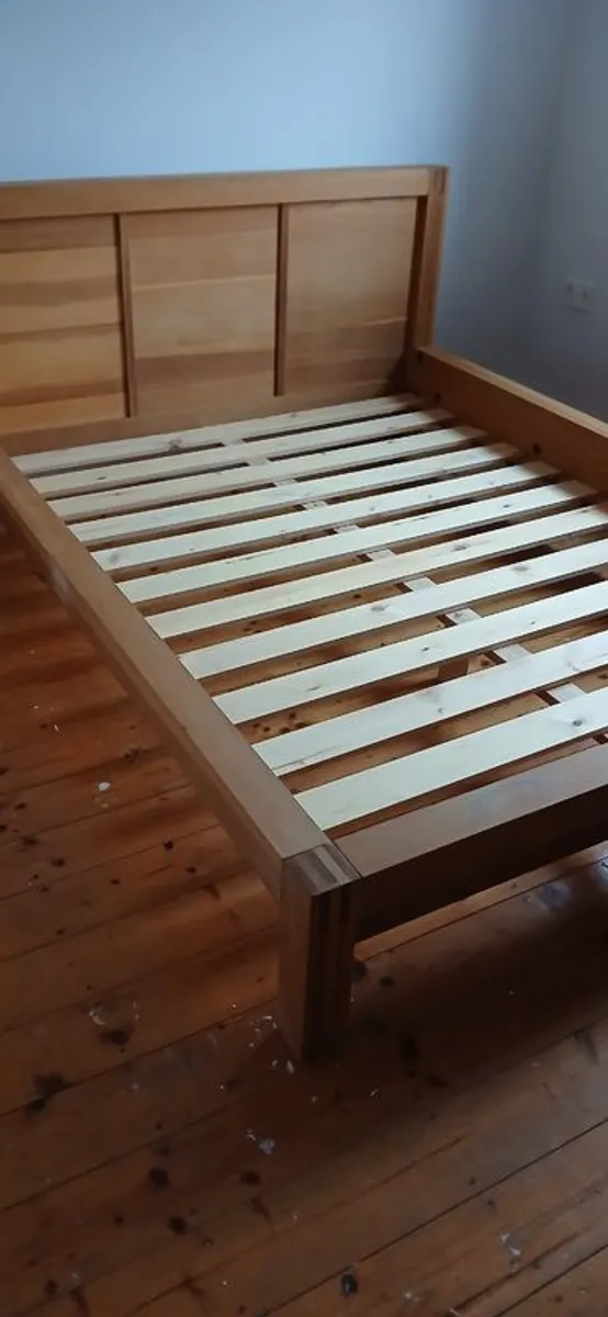 REDUCED Beautiful Wooden Bed Frame -King Size -As New - Image 3