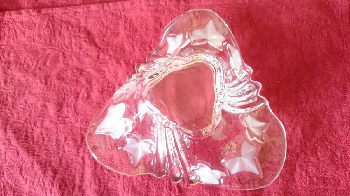 Art Deco 8" Wide Centerpiece Glass Bowl - Image 4
