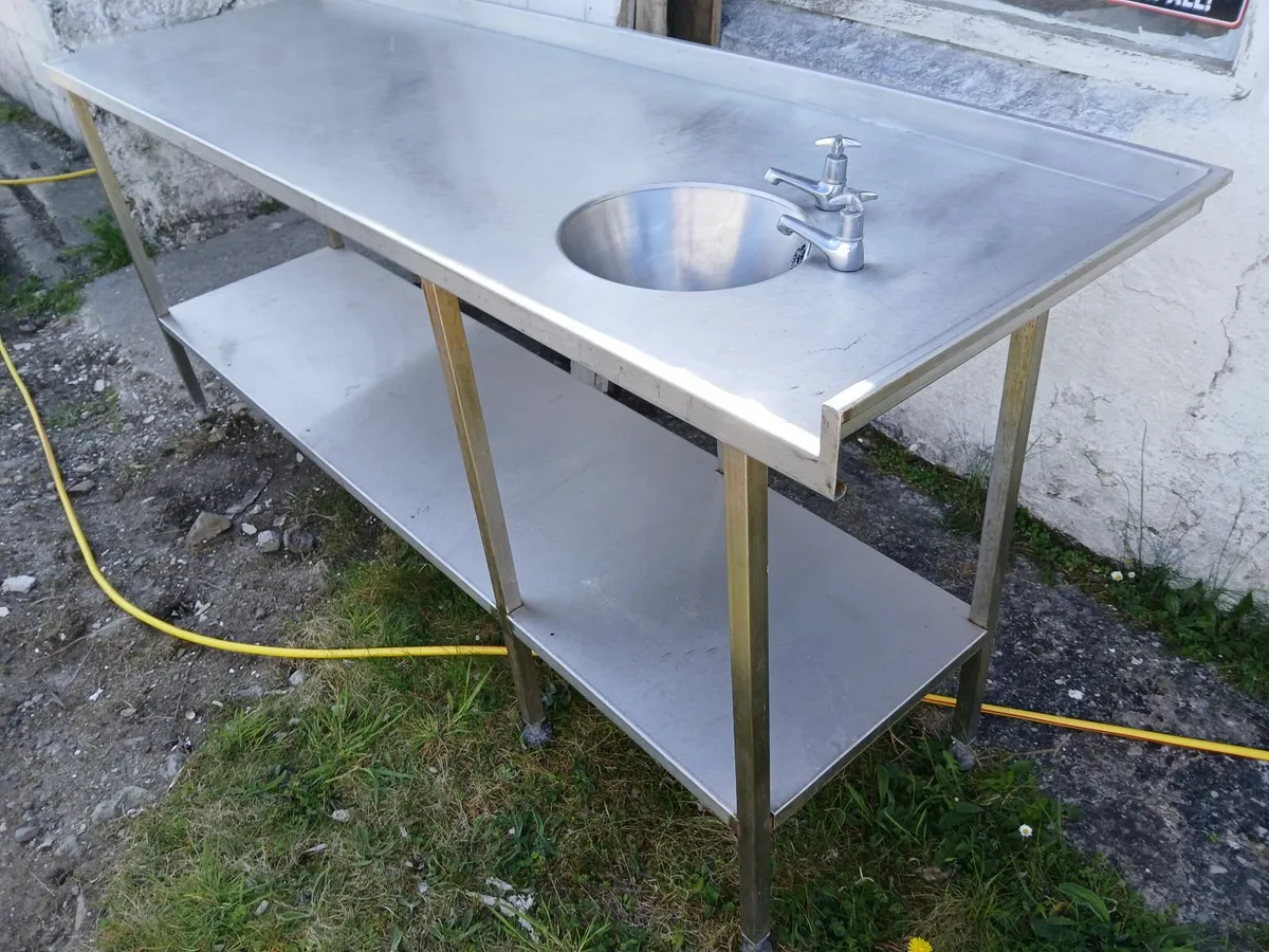 Stainless steel cabbinet/sink unit delivered - Image 4