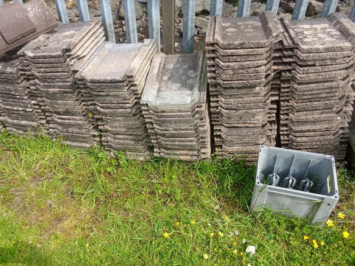 Slates tiles ridge caps glass wall caps - Image 1