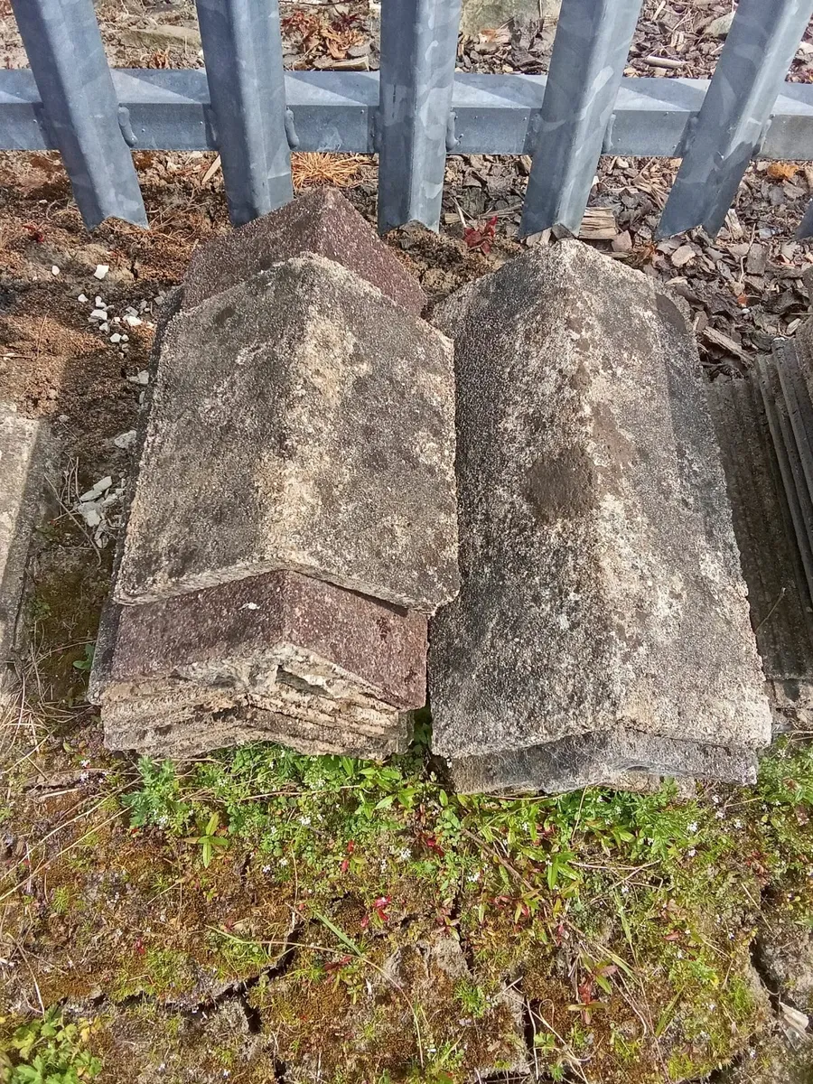Slates tiles ridge caps glass wall caps - Image 2