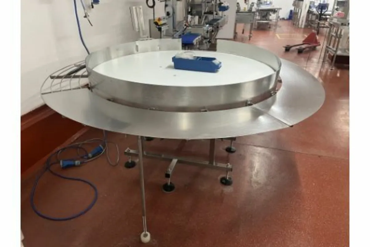 Stainless steel lazy Susan - Image 1