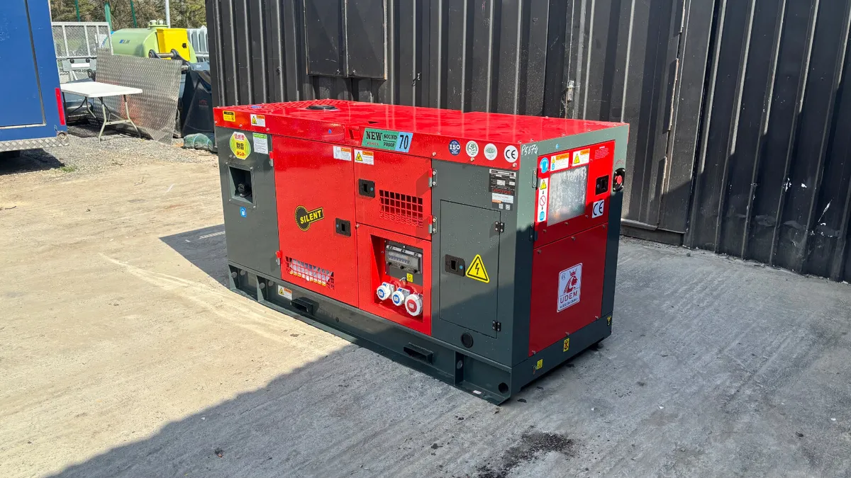 New and Unused 70kVa Silent Generator - Image 3