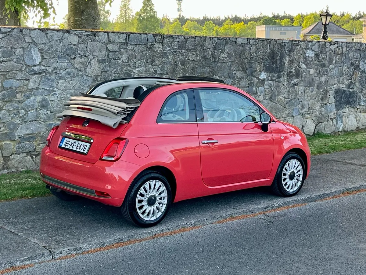 2018 Fiat 500C Lounge 1.2 Convertible - Image 3