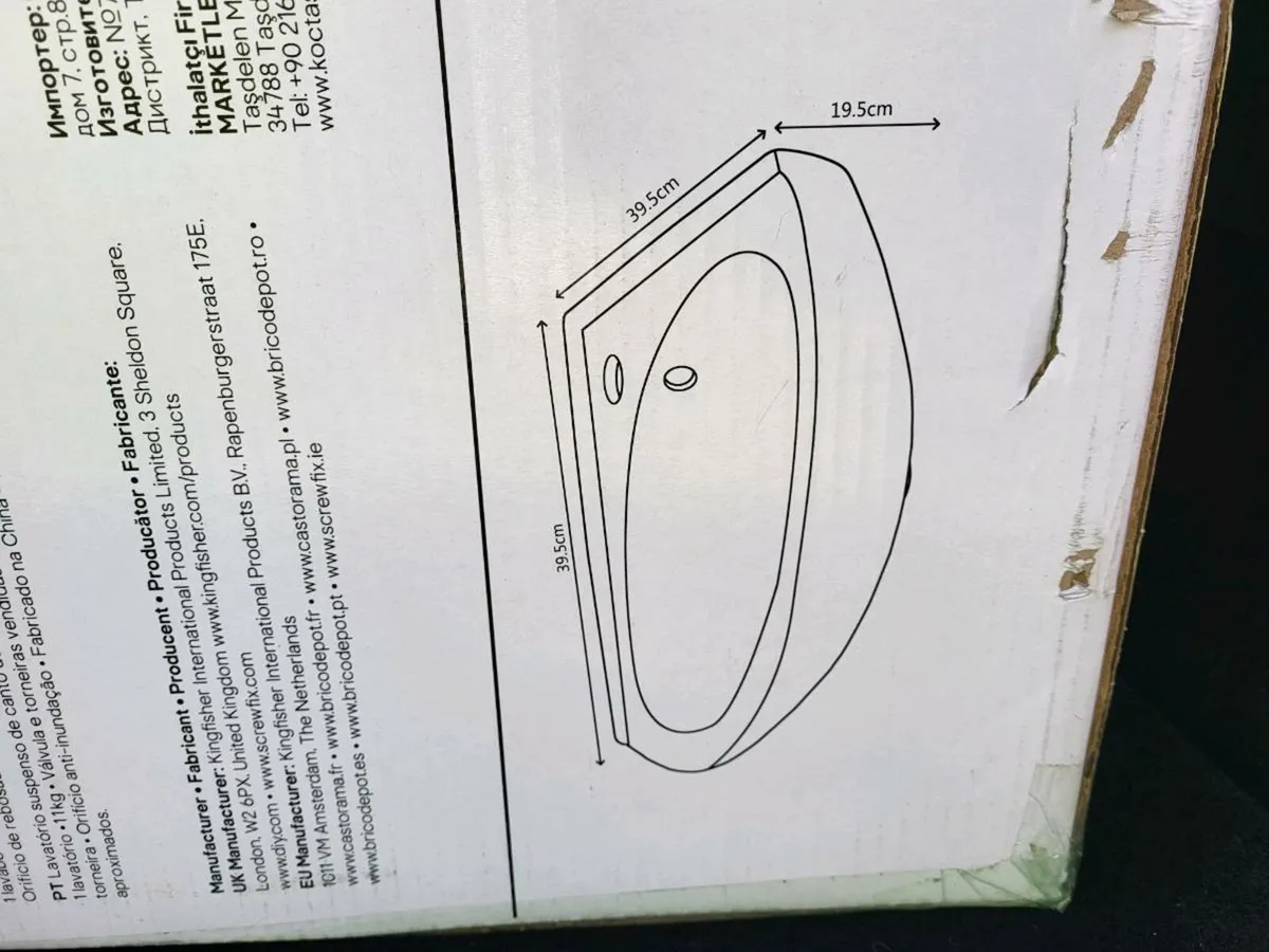 Sink corner basin - Image 1
