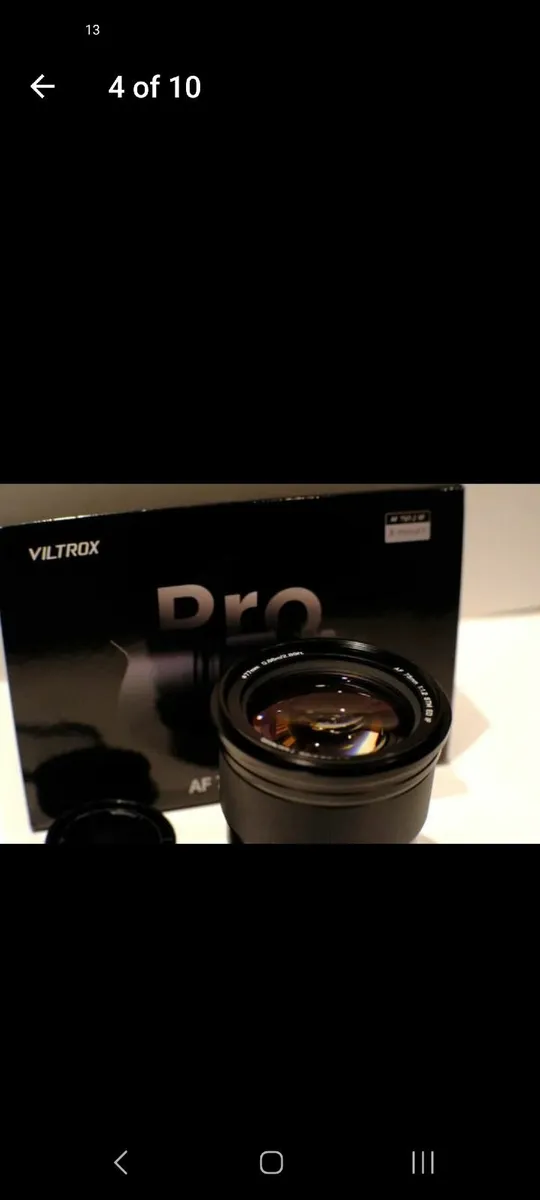 Fuji Viltrox lens 75mm 1.2 PRO - Image 1