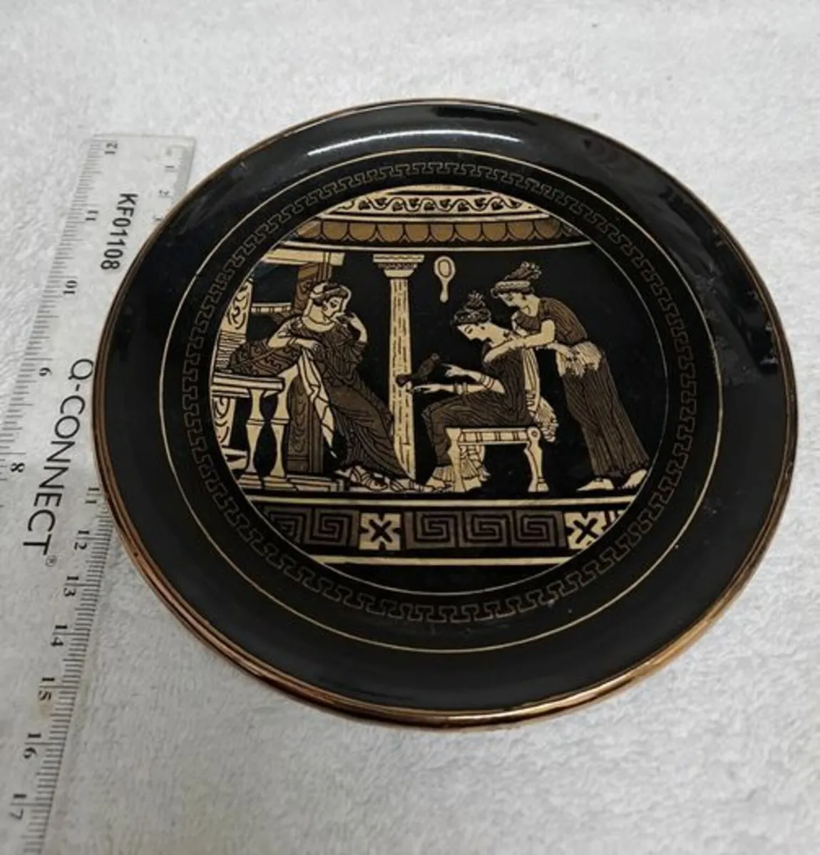 Medium wall plate 24 k gold - Image 1