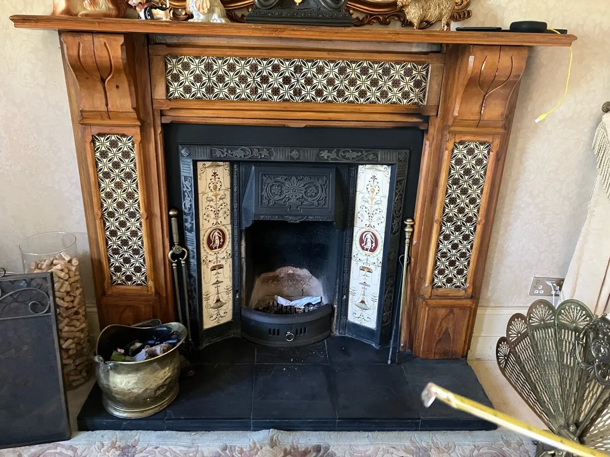 Antique fire place surround - Image 2
