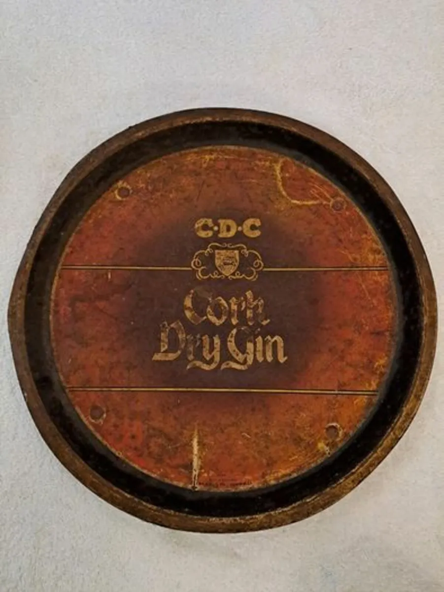 Vintage Cork Dry Gin tray - Image 3
