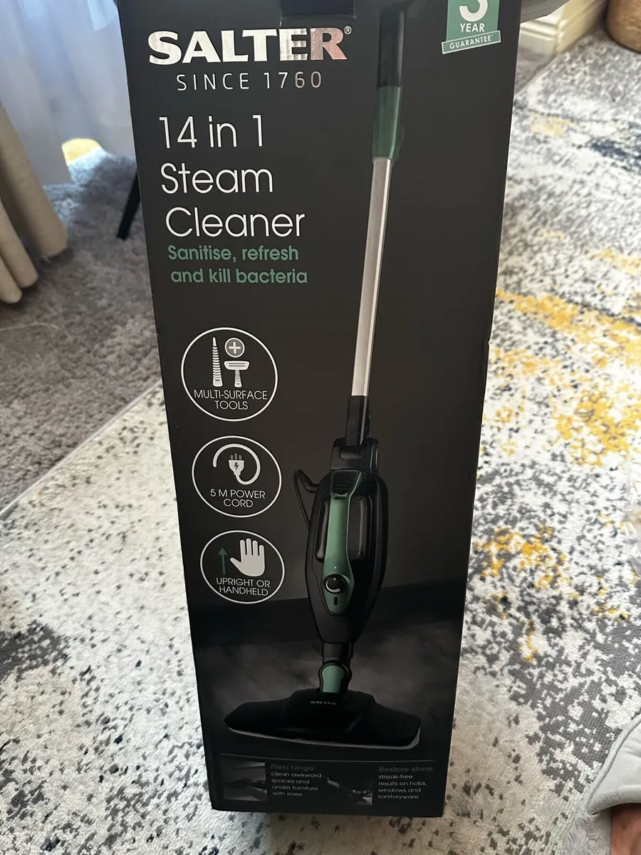 14 in 1 steam cleaner and carpet for reading table - Image 1