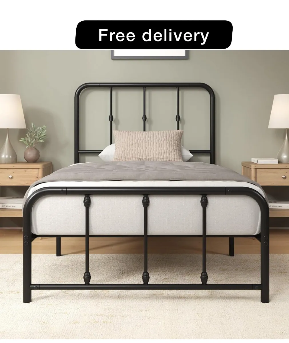 Single Bed Frame – Bed 90x190 cm - Image 1