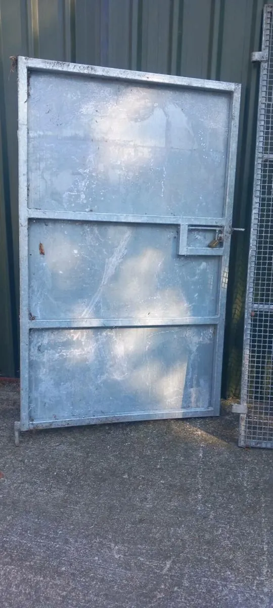 Galvanised gates / doors - Image 2