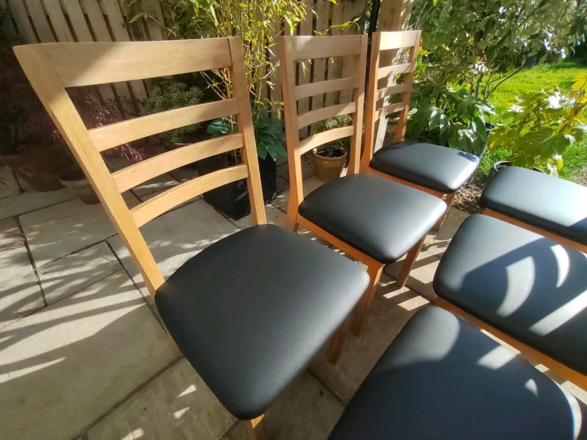 6 kitchen dining chairs - Image 4