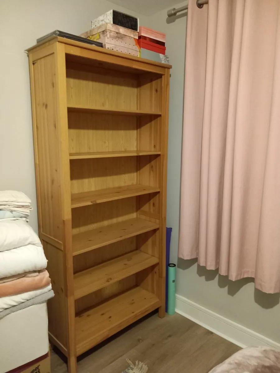 Ikea Hemnes oak bookcase - Image 1