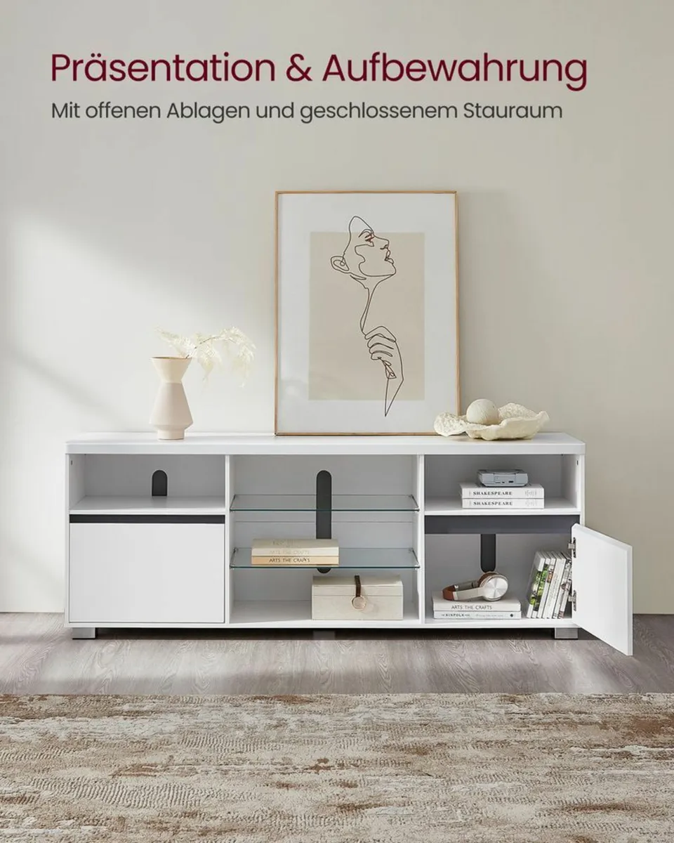Tv Cabinet With Led Lighting Free Delivery - Image 4