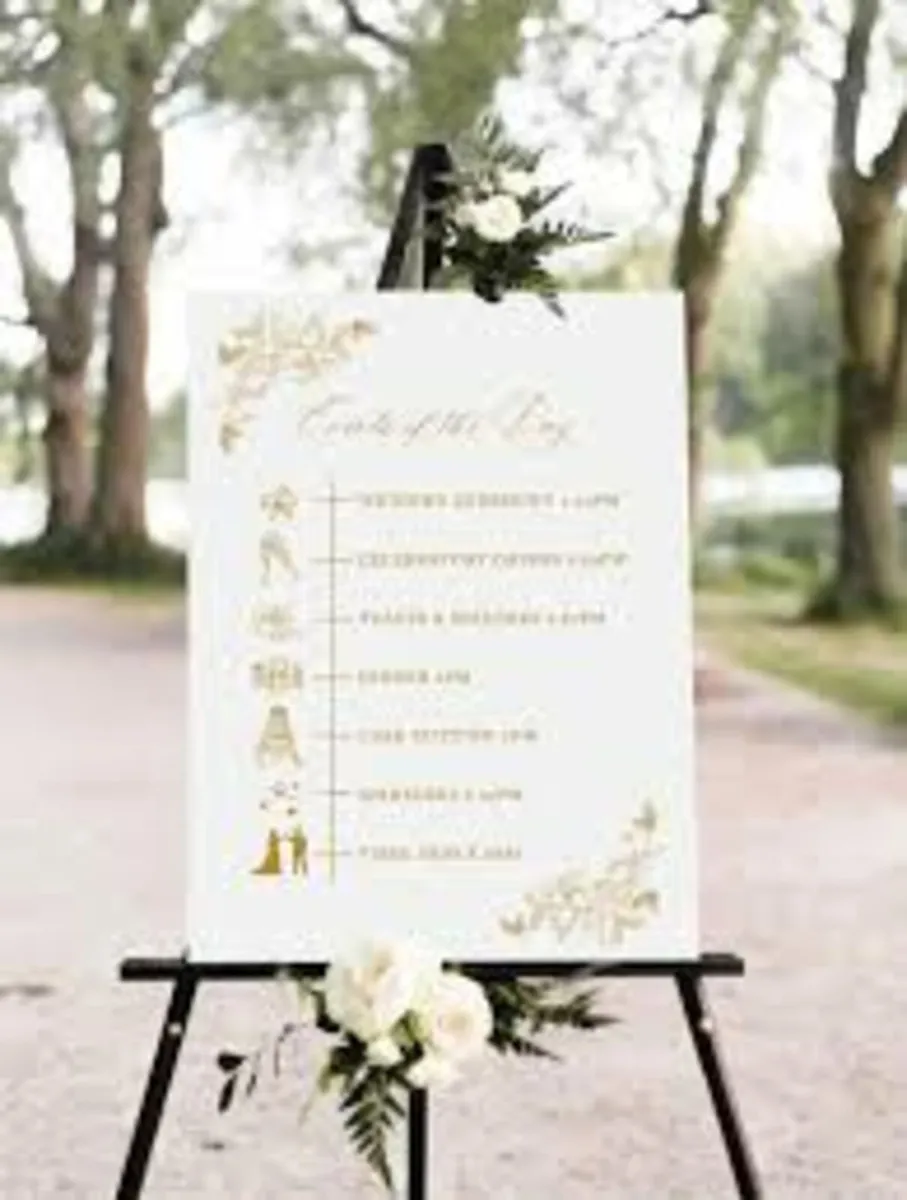Wedding decorations and signs - Image 2