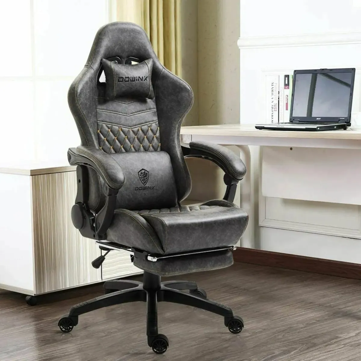 Dowinx Gaming Chair Office With Massage Ergonomic - Image 2