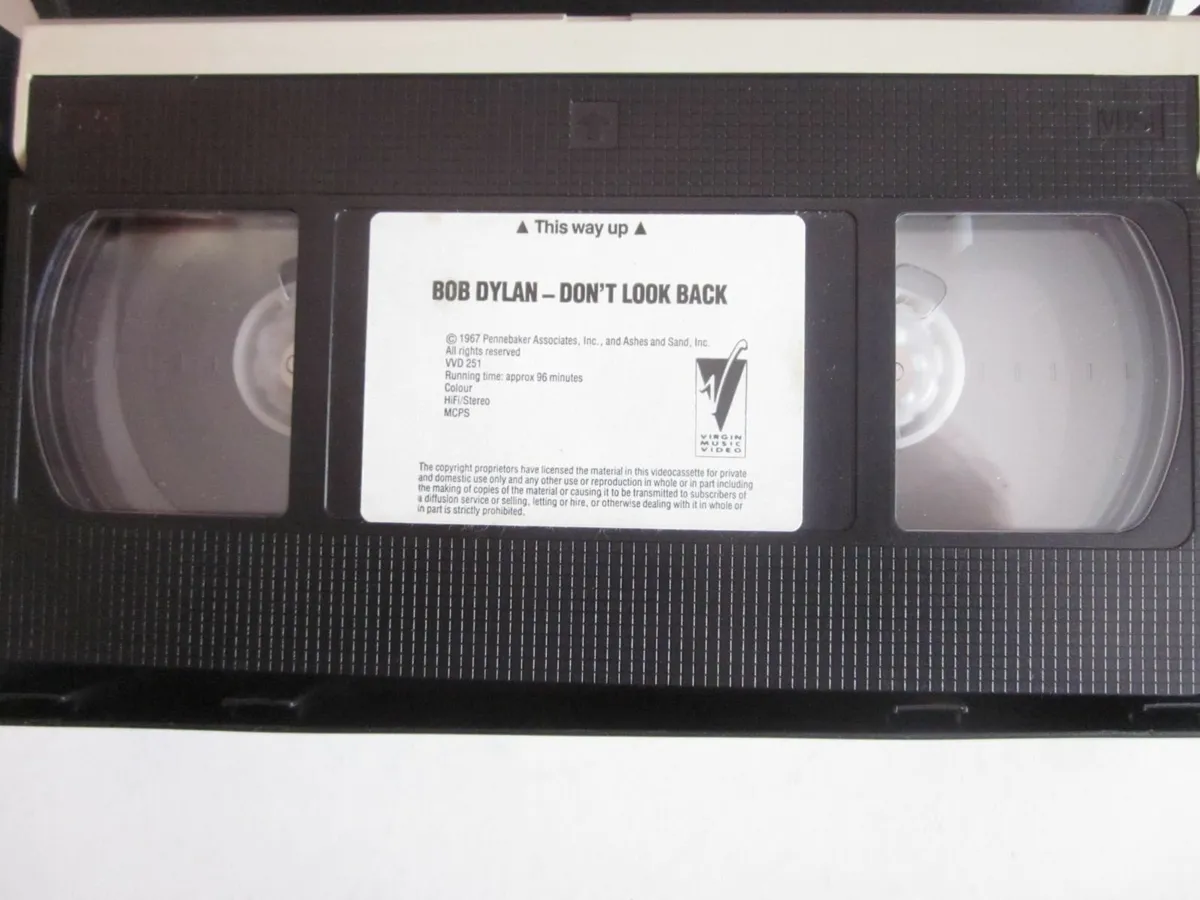 VHS Bob Dylan Dont Look Back - Image 4