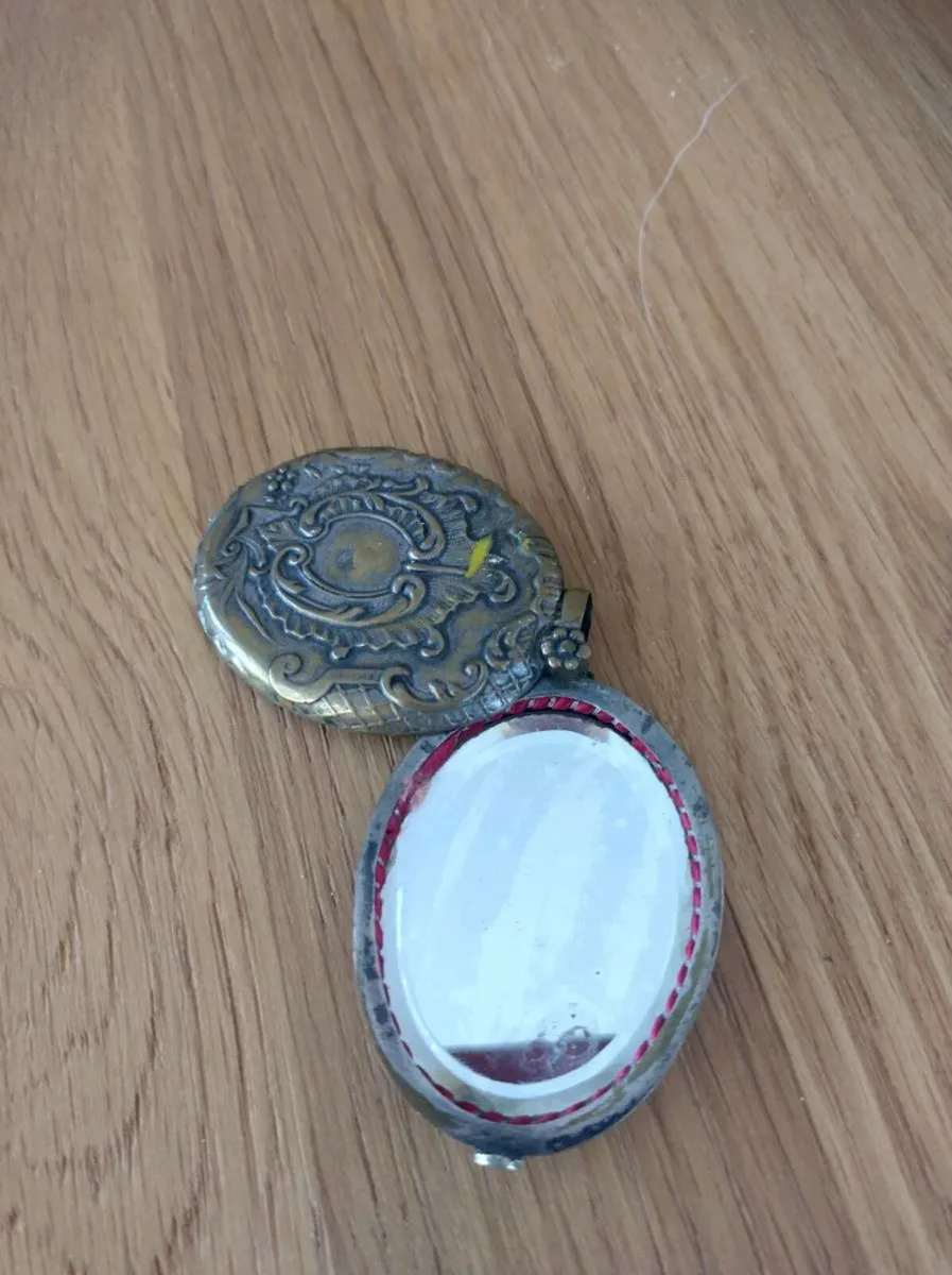 Vintage Pendant Mirror can post - Image 3