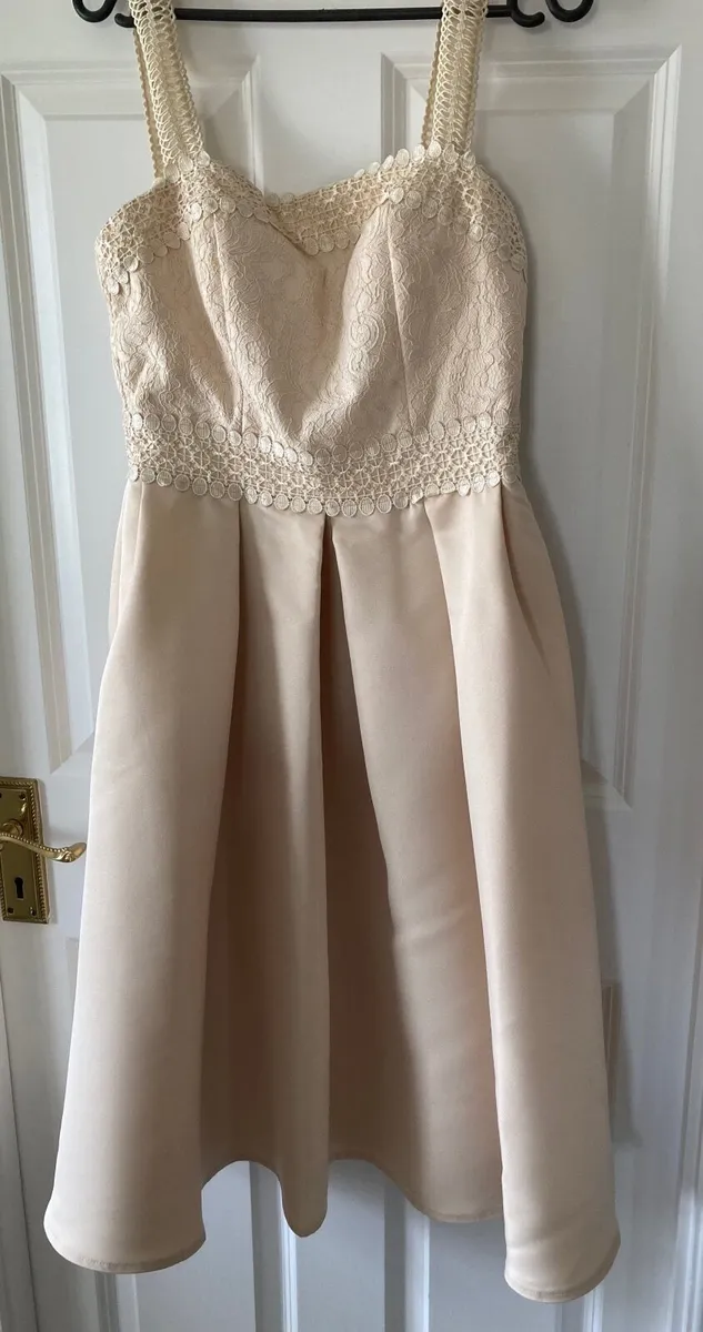 Little Mistress Nude Lacetop Dress - Image 2