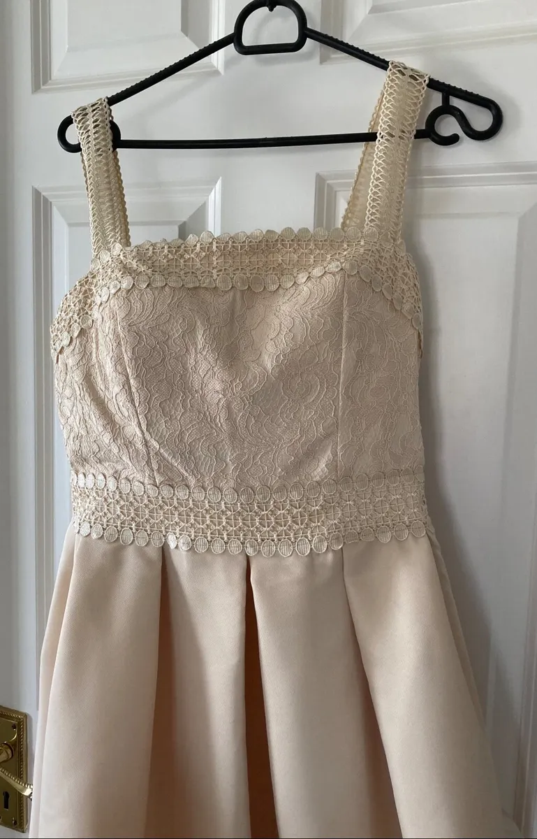 Little Mistress Nude Lacetop Dress - Image 1
