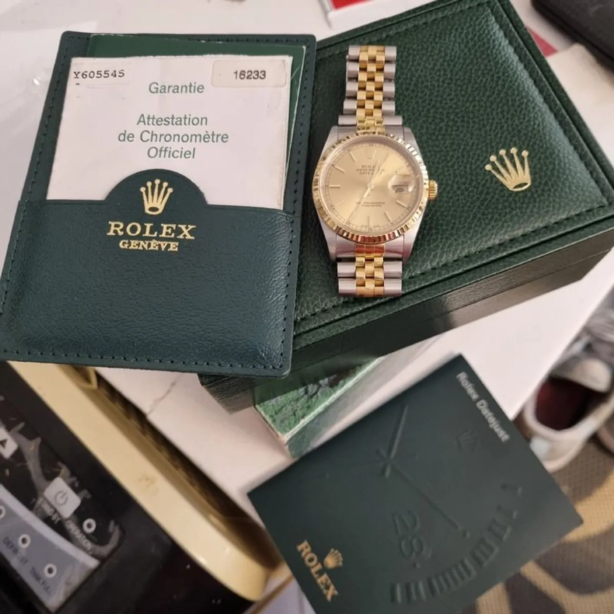 Rolex Datejust just 2003 automatic Gold and Steel - Image 3