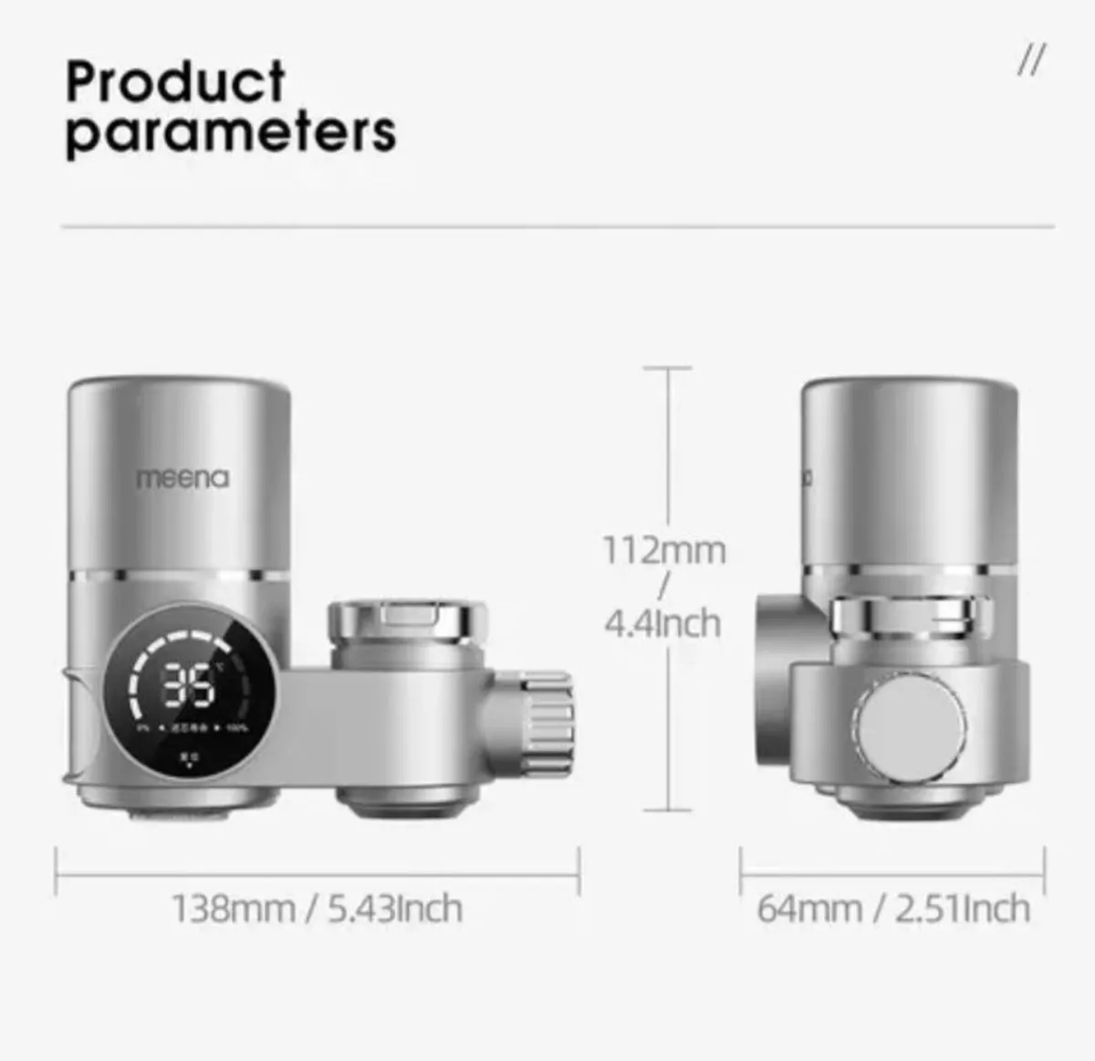 Faucet filter for tap water - Image 1