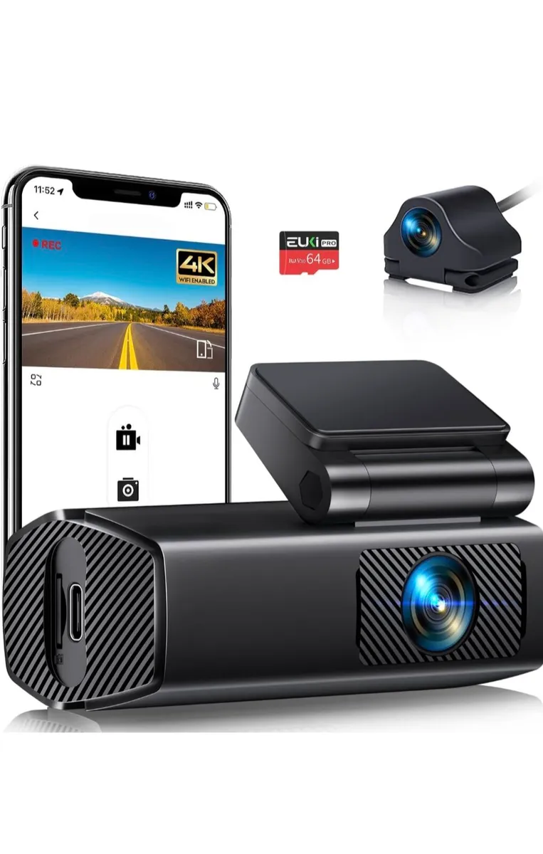 4k Dual facing Dash cam supplied and fitted - Image 1
