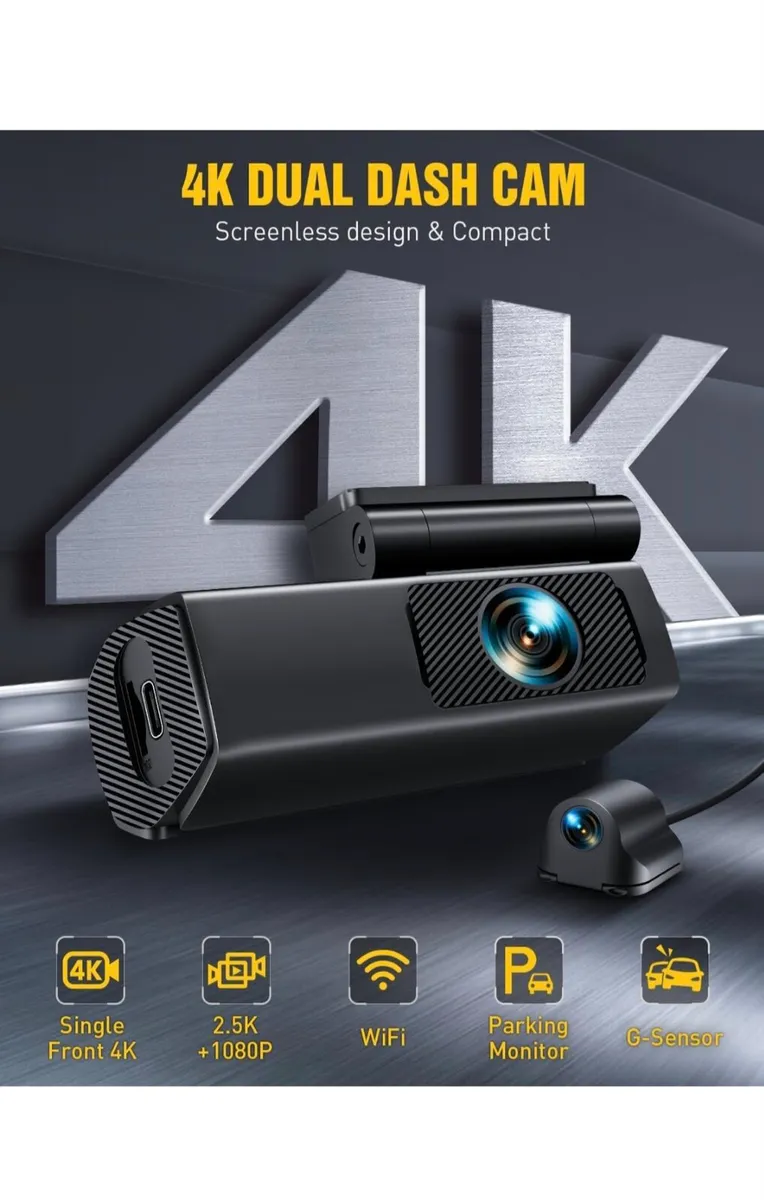 4k Dual facing Dash cam supplied and fitted - Image 2
