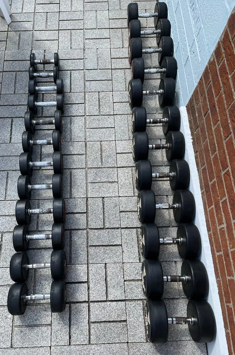 389kg jordan & hit fitness dumbbells - Image 2