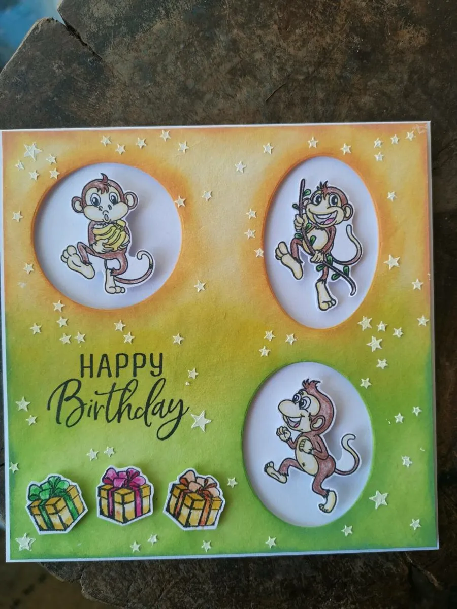 Handmade card - Happy birthday. - Image 1