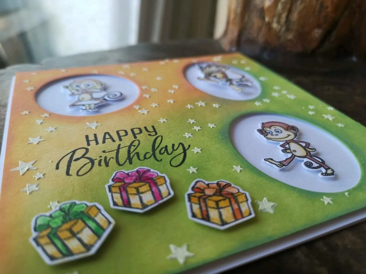 Handmade card - Happy birthday. - Image 4