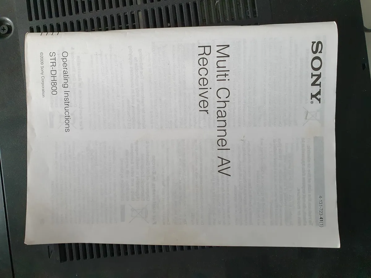 Sony AV Receiver - Image 3