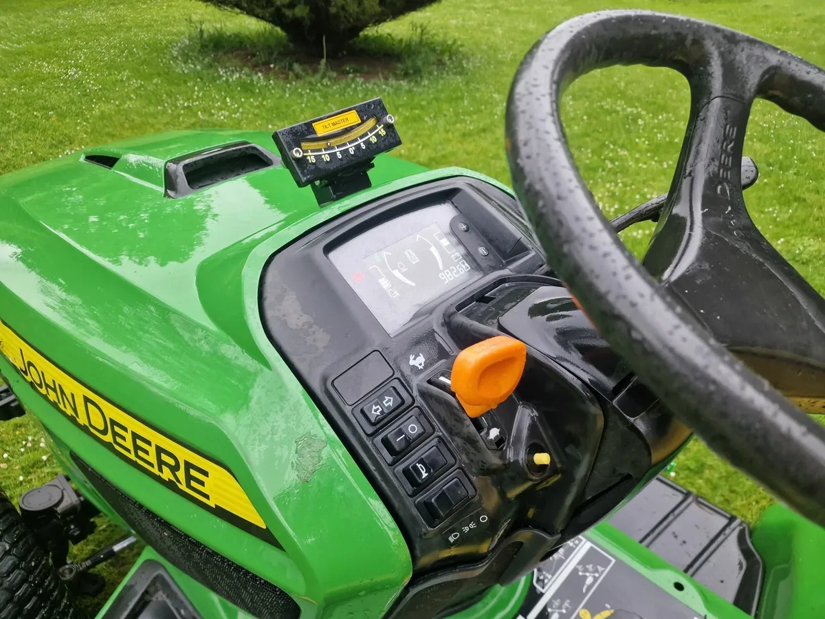 John Deere X758 tractor ride on mower lawnmower - Image 3