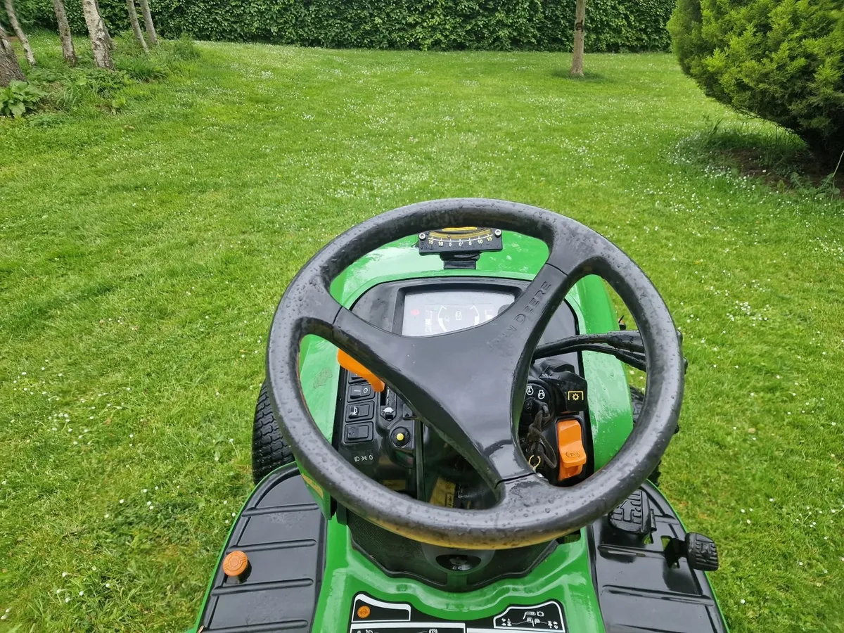 John Deere X758 tractor ride on mower lawnmower - Image 4