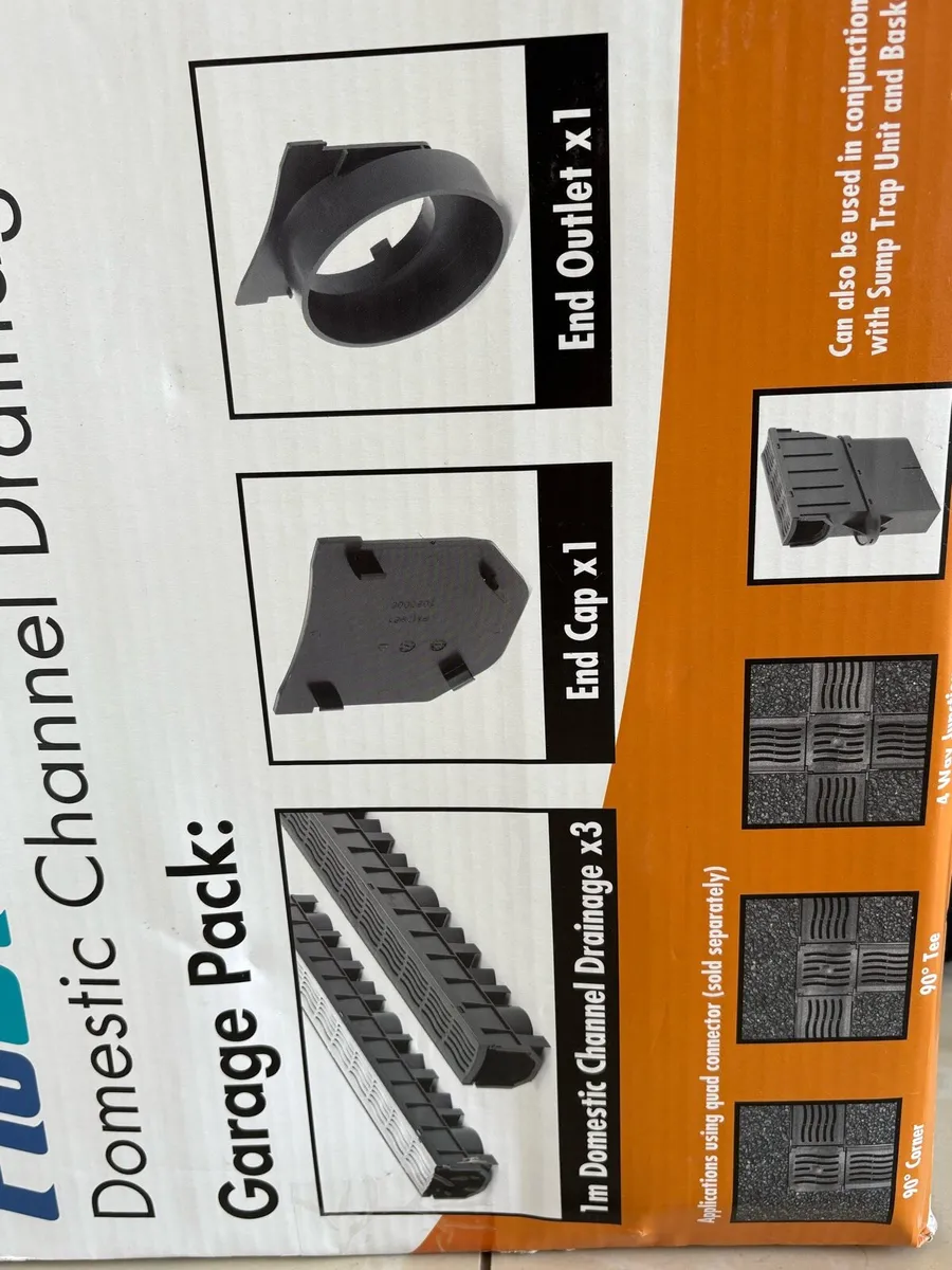 Flow Drain Drainage Channel 3 pack - Image 1