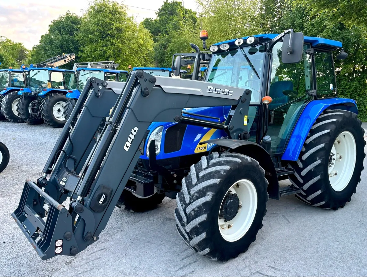 NEW HOLLAND T5060 c/w QUICKE Q46 Loader - Image 1