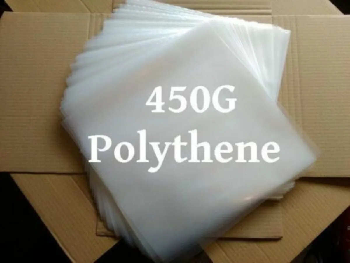 Premium Vinyl Record Plastic Cover Sleeve Album LP - Image 1