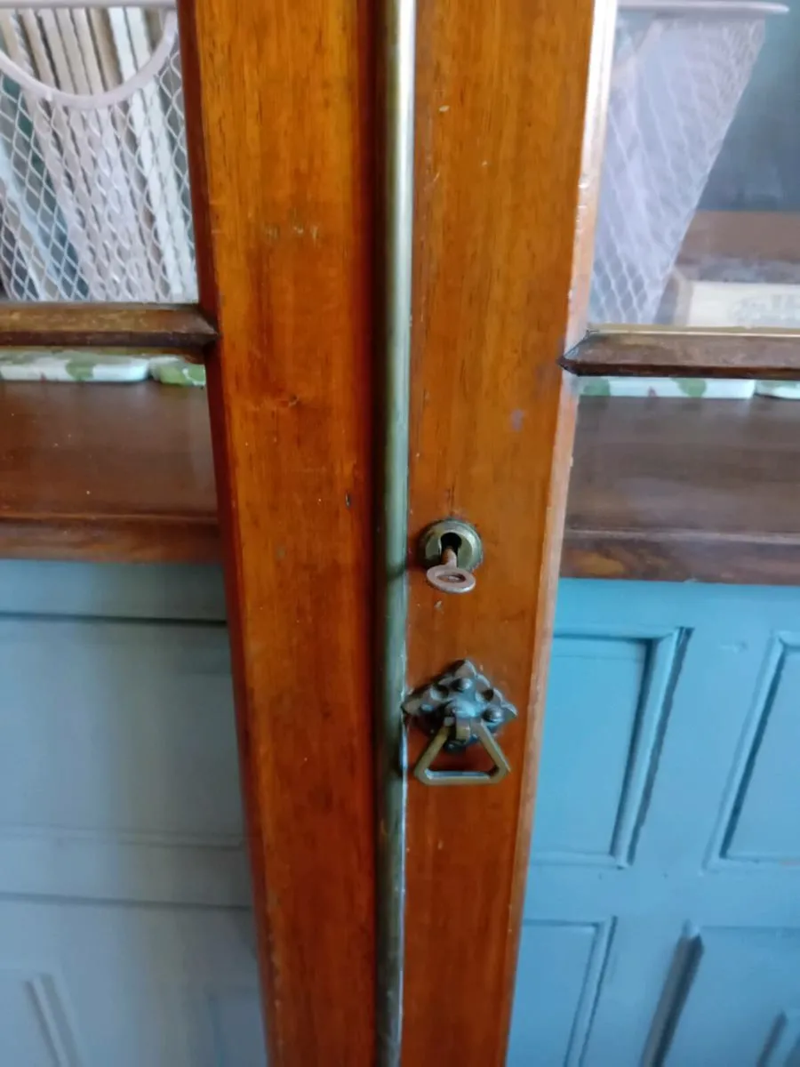 PAIR OF ANTIQUE GLAZED DOORS - Image 2
