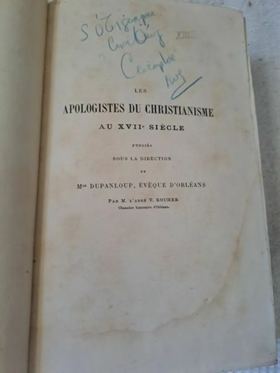 Antique theology book 1873 - Image 2