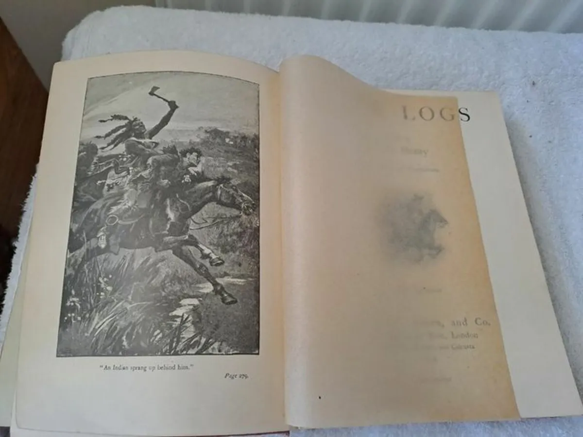 Antique book Yule Logs 1914 - Image 4