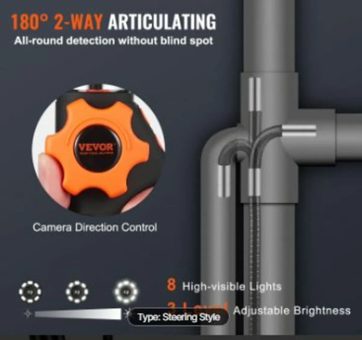 Borescope Endoscope Two-Way 180° - Image 2