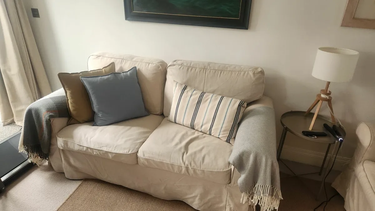 2 seater Ektorp Ikea sofa - Image 3
