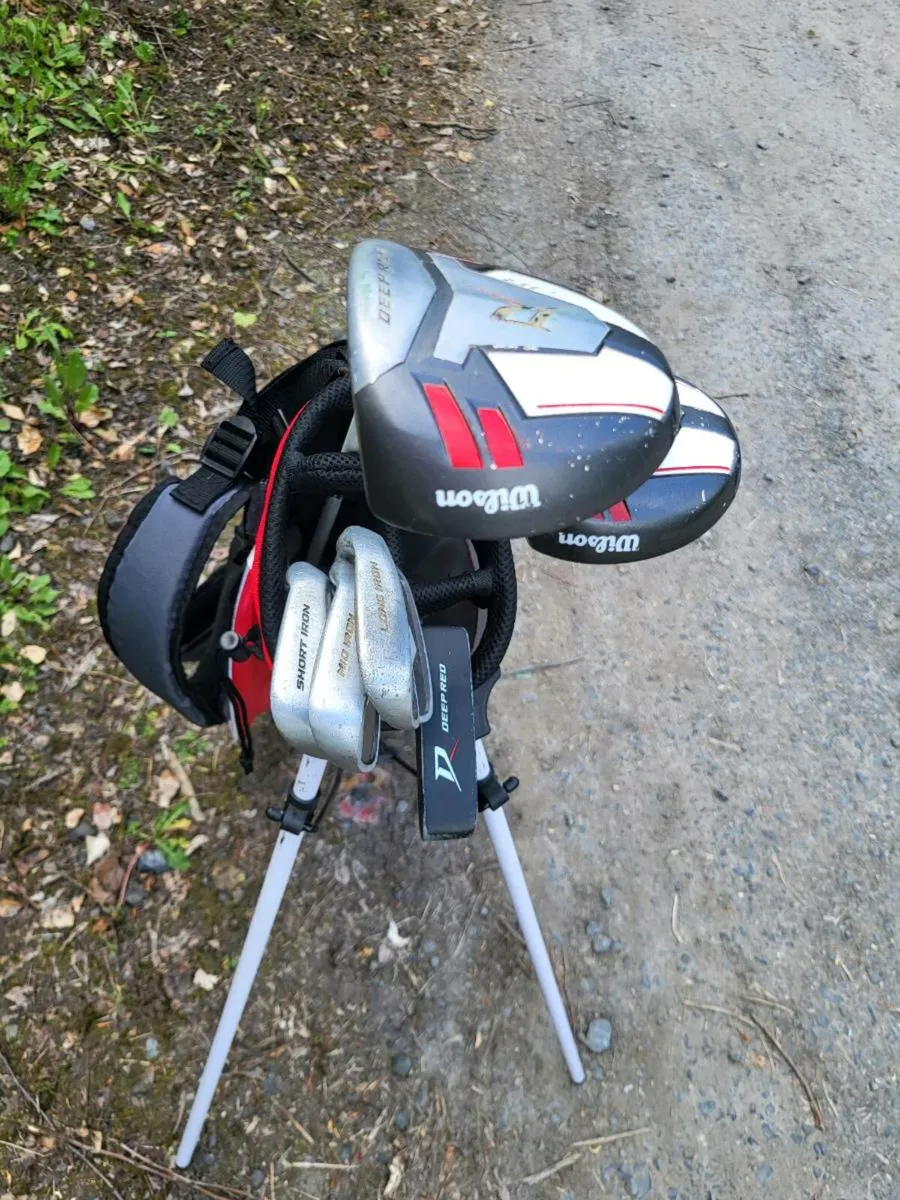 Wilson Deep Red Tour Junior Golf Set - Image 3