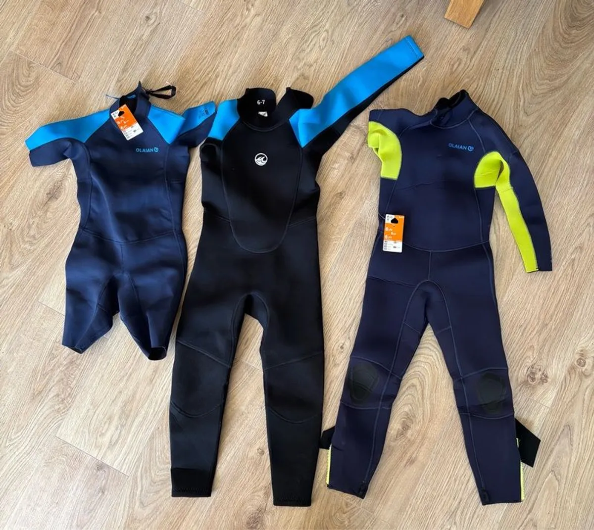 Boys wetsuits. Aged 6 - 7 - Image 1