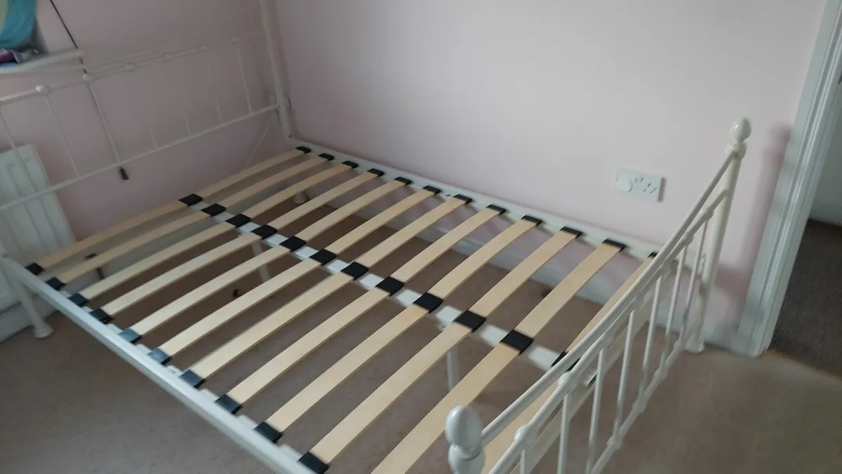 Double bed frame with good condition - Image 1