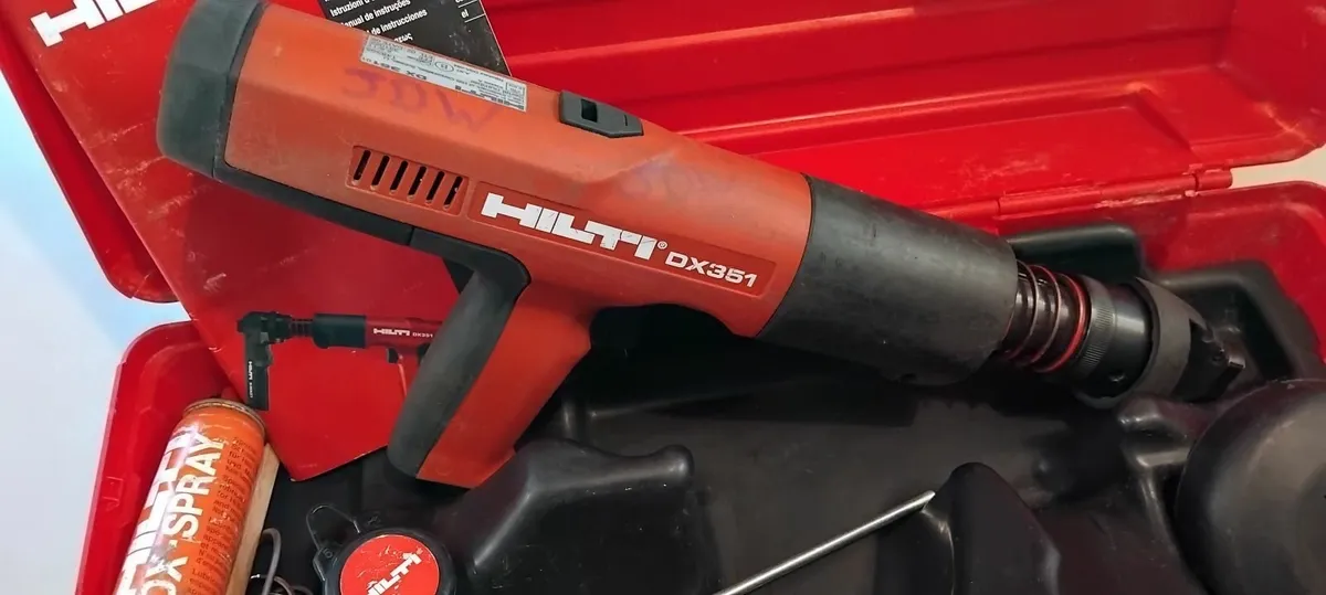 Hilti DX351 Powder Actuated Nail Gun "Serviced" - Image 2