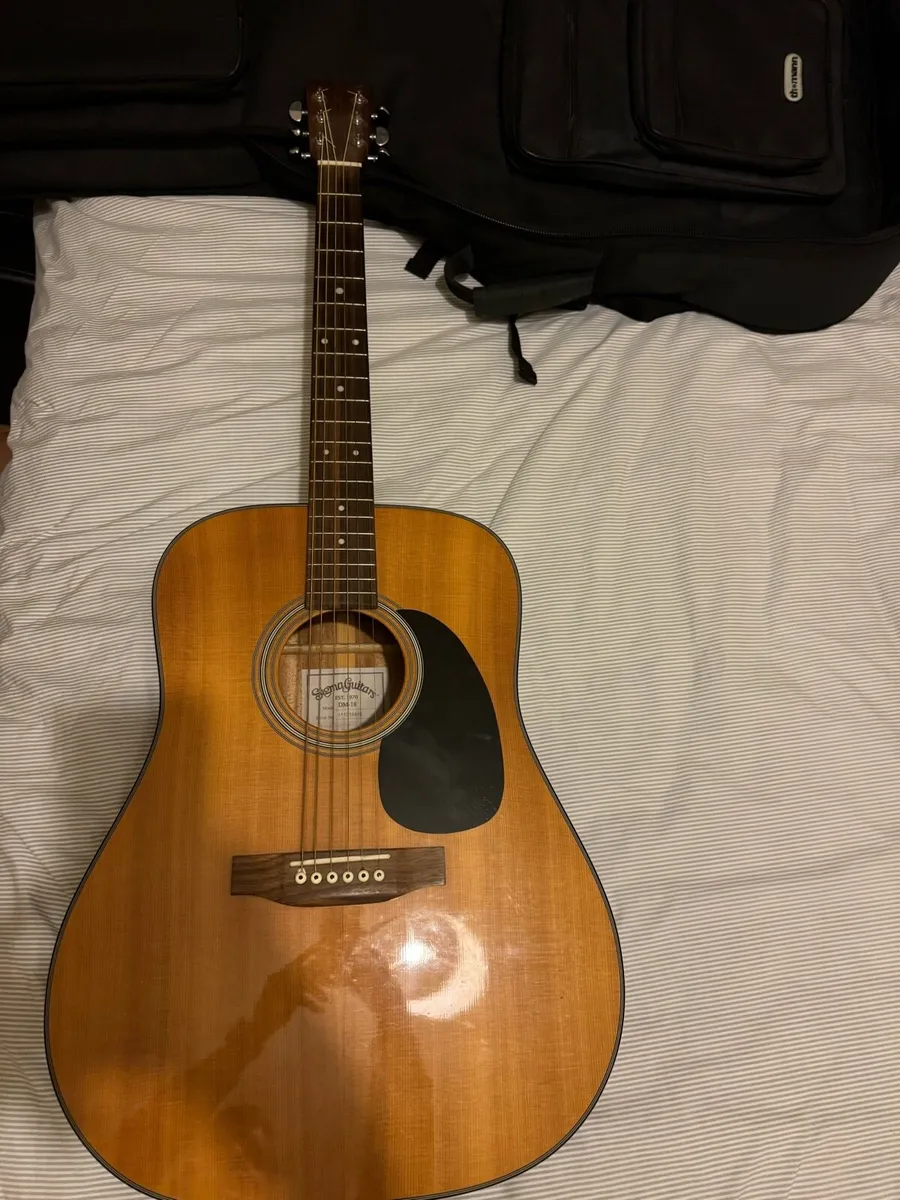 Sigma DM-18 Acoustic Guitar with Soft Case - Image 4
